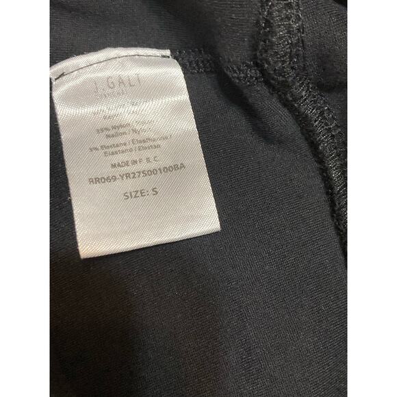 J Galt Pacsun Women's black leggings white‎ stripe small - Picture 4 of 4